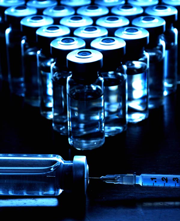vials of vaccines